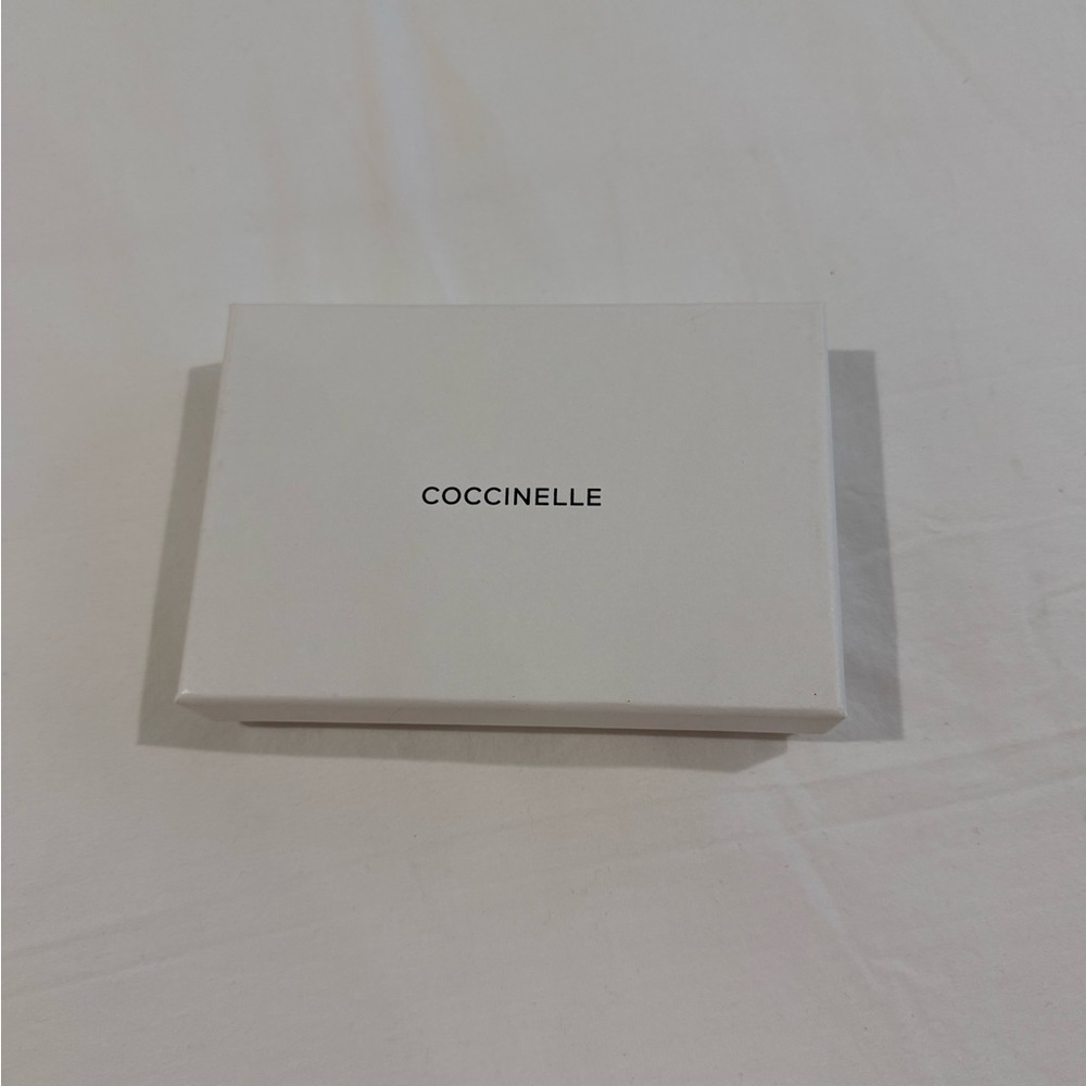 Coccinelle Burgundy Leather Key Pouch - Picture 2 of 5